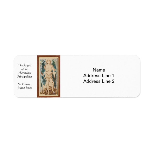 The Angels of the Hierarchy Principalities, Jones Label (Front)