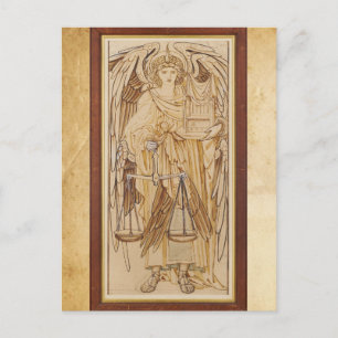 The Angels of the Hierarchy Thrones by Burne-Jones Postcard