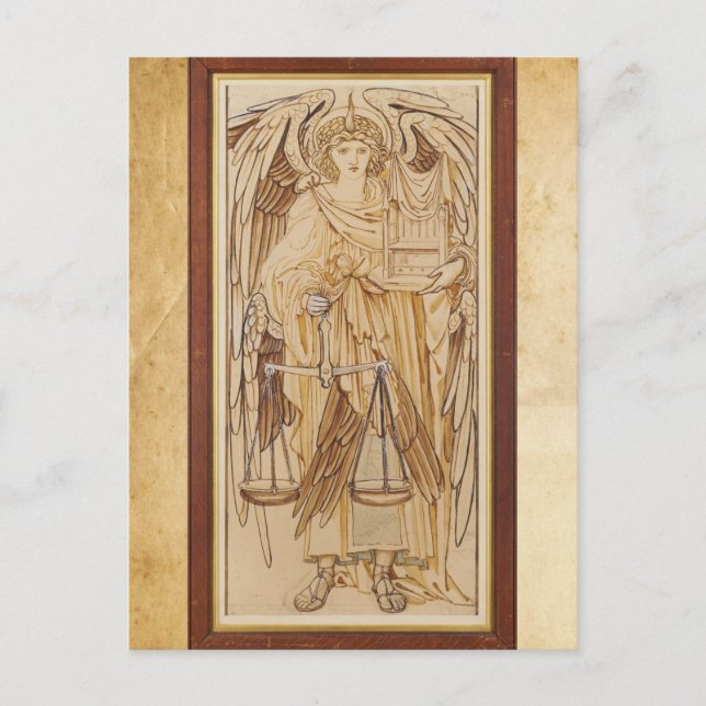 The Angels of the Hierarchy Thrones by Burne-Jones Postcard (Front)