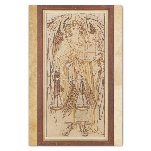 The Angels of the Hierarchy Thrones by Burne Jones Tissue Paper