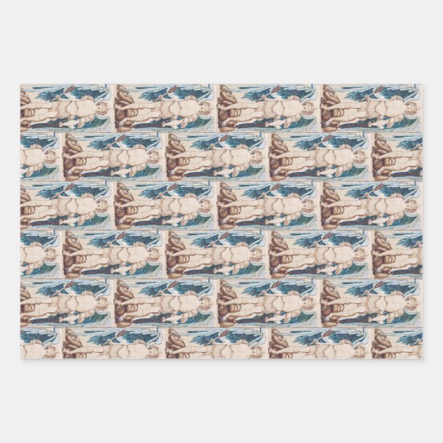 The Angels of the Hierarchy Wrapping Paper Sheets (Front)