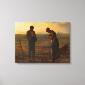 The Angelus by Jean-François Millet and restored Tapestry for Sale by Albert