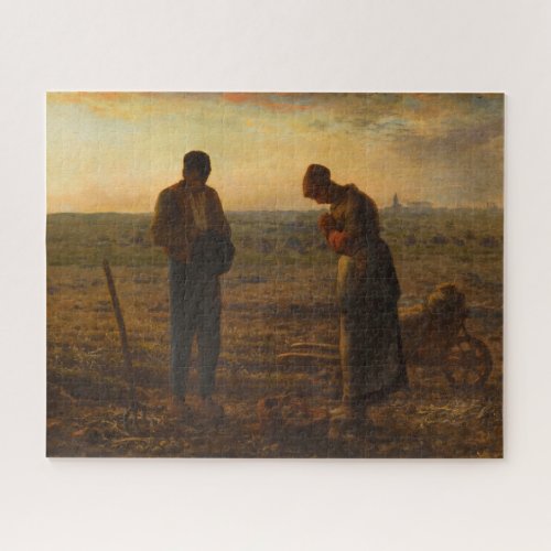 The Angelus by Jean_Francois Millet Jigsaw Puzzle