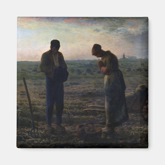 The Angelus, Jean-Francois Millet, 1857-1859 Magnet (Front)