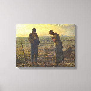 The Angelus Jean Francois Millet Canvas Print