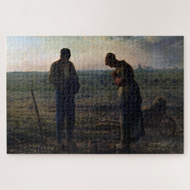 The Angelus, Jean-Francois Millet Jigsaw Puzzle (Horizontal)