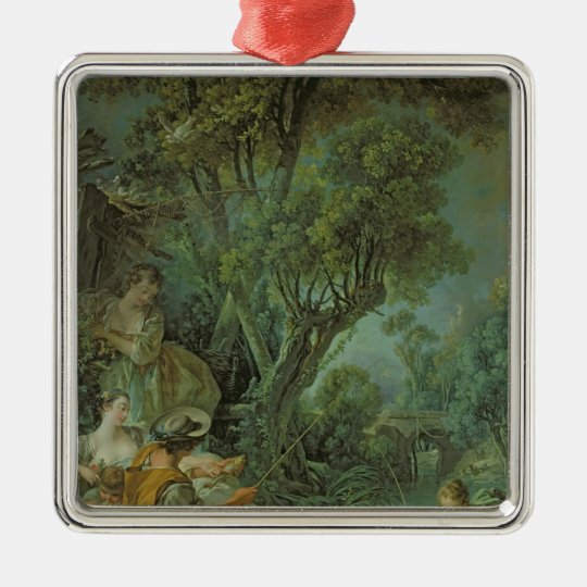 The Angler, 1759 Metal Ornament