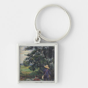 The Anglers, c.1885 Keychain