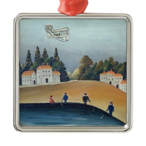 The anglers, c.1908-09 (oil on canvas) metal ornament