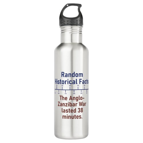 The Anglo_Zanzibar War Lasted 38 Minutes  _ Histor Stainless Steel Water Bottle