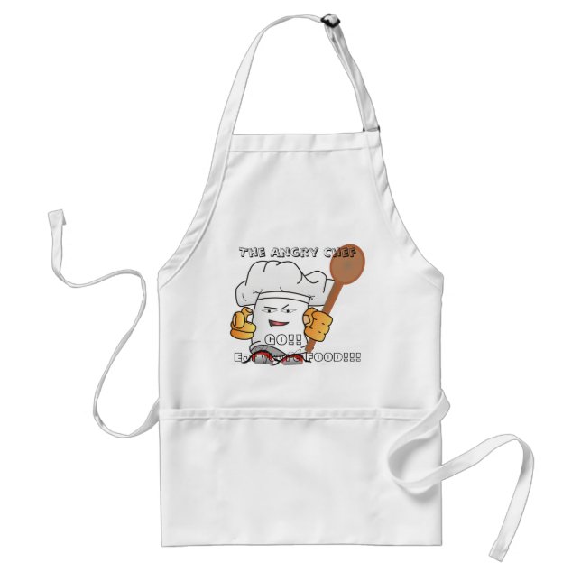 The Angry Chef Adult Apron (Front)