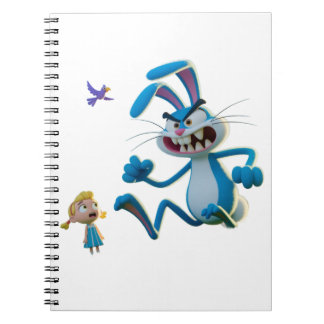 The angry rabbit notebook