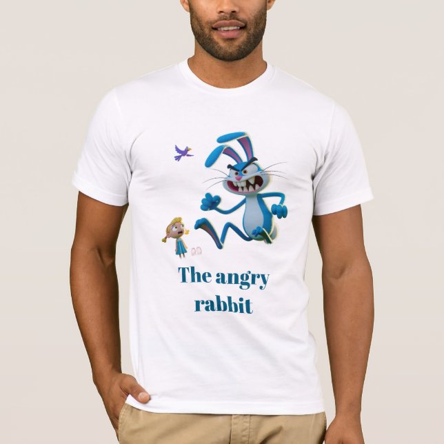 The angry rabbit  T-Shirt (Front)