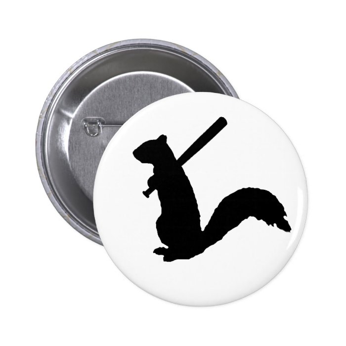 The Angry Squirrel Pin