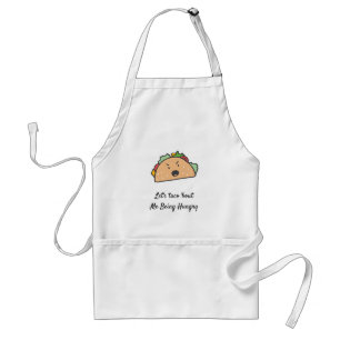 The Angry Taco Custom Two Line Text Adult Apron