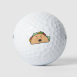 The Angry Taco Golf Balls at Zazzle