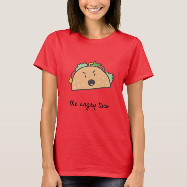 The Angry Taco T-Shirt (Front)