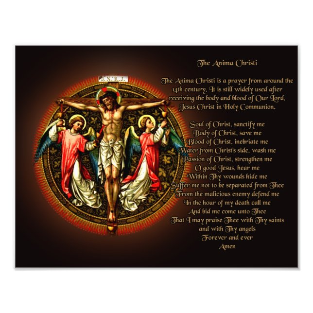 The Anima Christi Photo Print (Front)