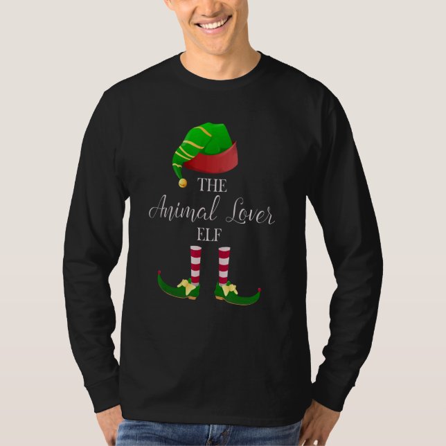 The Animal   Elf Cute   Christmas Family T-Shirt (Front)