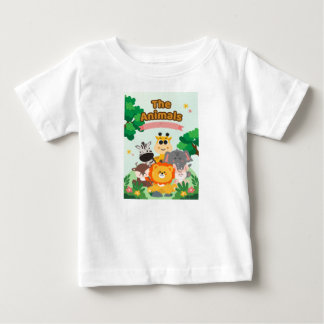 The animal kids design romantic  baby T-Shirt
