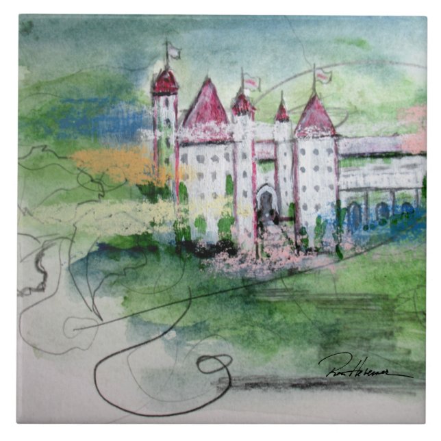 The Animal Kingdom Ceramic Tile (Front)