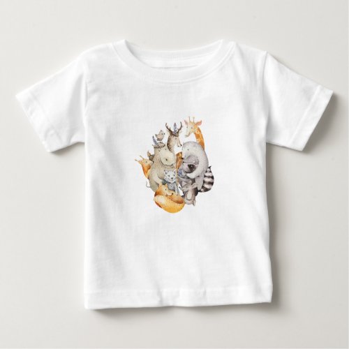 The Animal Menagerie Baby T_Shirt