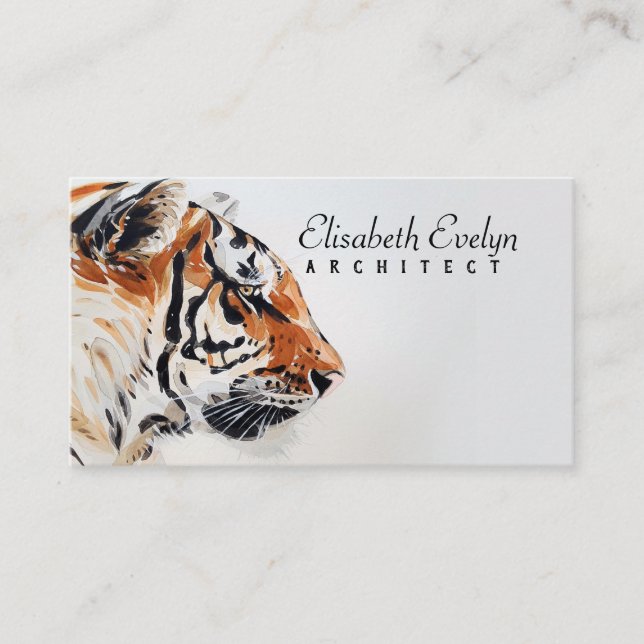 the animal nature painting h7677 business card (Front)
