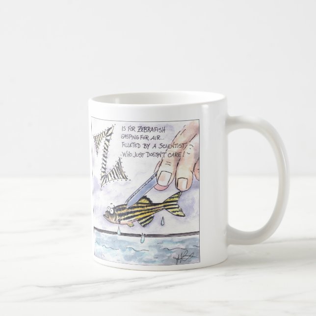 The Animals Are Scaring Me Coffee Mug (Right)