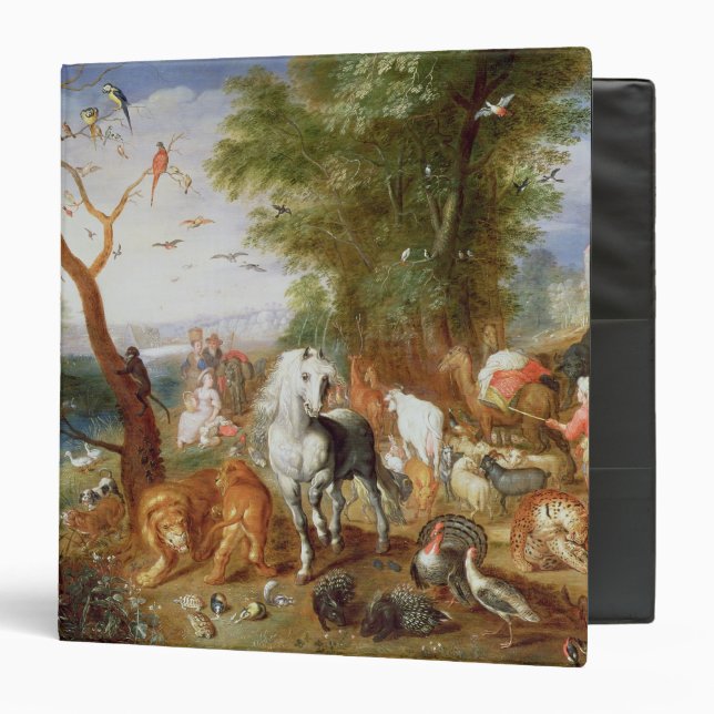 The Animals entering Noah's Ark Binder (Front/Inside)