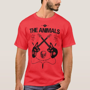 THE ANIMALS Guitar Vintage Logo T-Shirt