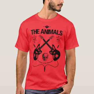 THE ANIMALS Guitar Vintage Logo T-Shirt