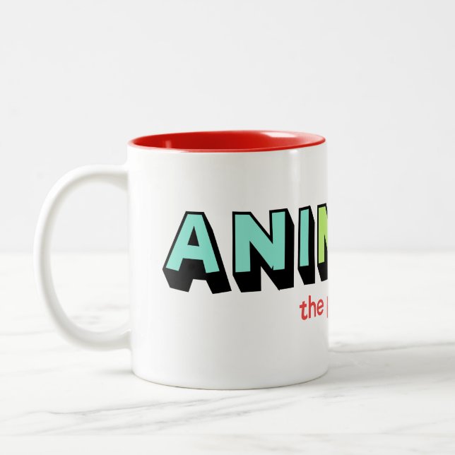 The AniMug Two-Tone Coffee Mug (Left)