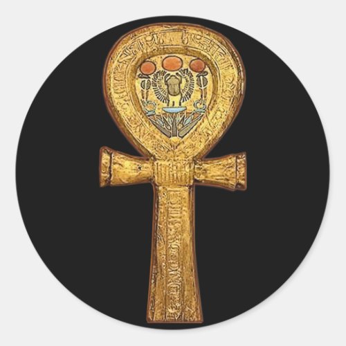 The Ankh Ancient Egyptian Symbol of Life Classic Round Sticker