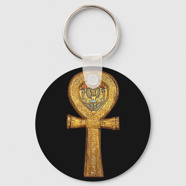 The Ankh.. Ancient Egyptian Symbol of Life Keychain (Front)