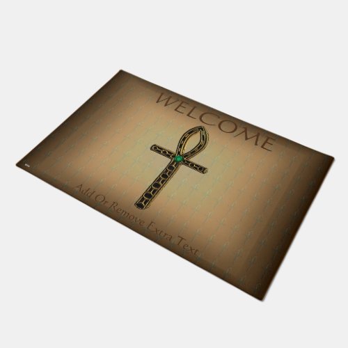 The Ankh Gold Doormat