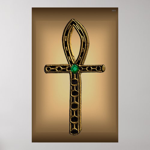 The Ankh gold Poster