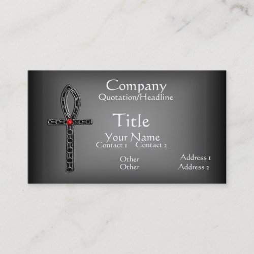 The Ankh Silver Business Card