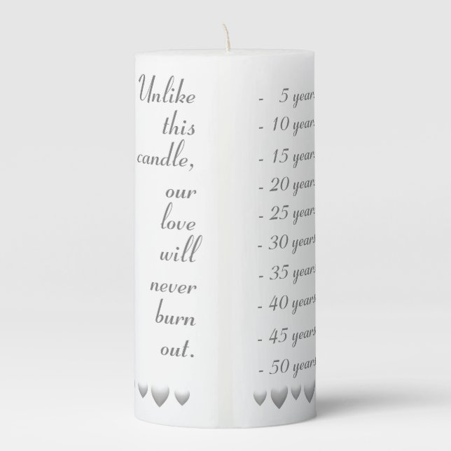 The Anniversary Candle (Back)