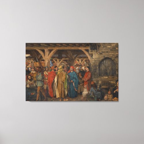 The Annual Fair Right by Albrecht De Vriendt Canvas Print