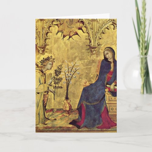 The Annunciation 13th century Card