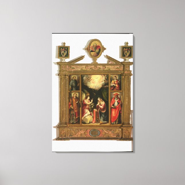 The Annunciation, 1581 Canvas Print (Front)