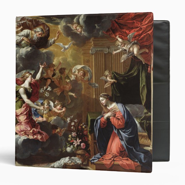 The Annunciation, 1651-52 3 Ring Binder (Front/Inside)