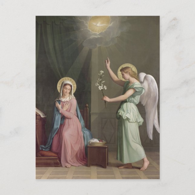 The Annunciation, 1859 Postcard (Front)
