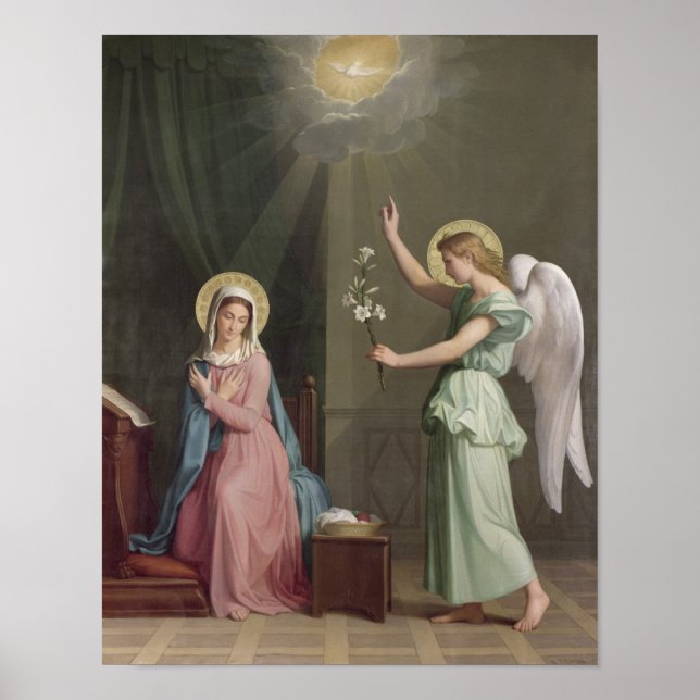 The Annunciation, 1859 Poster (Front)