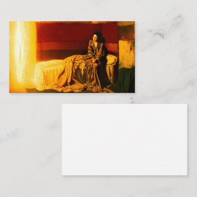 The Annunciation, 1898 by Henry Ossawa Tanner Business Card (Front/Back)