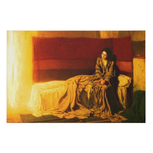 The Annunciation 1898 by Henry Ossawa Tanner Faux Canvas Print