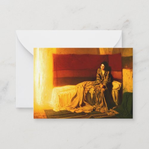 The Annunciation 1898 by Henry Ossawa Tanner Note Card