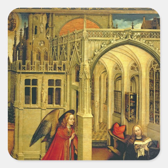 The Annunciation 2 Square Sticker (Front)