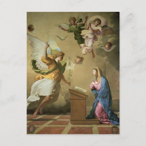 The Annunciation before 1652 Postcard