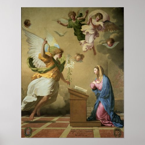 The Annunciation before 1652 Poster